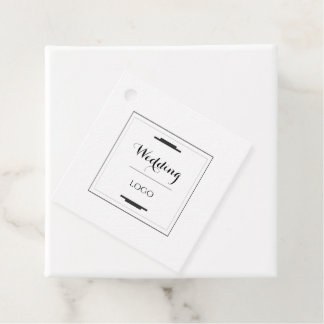 Elegant Persoonlijk Huwelijk Aangepast Modern Cad Bedankjes Labels
