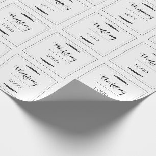 Elegant Persoonlijk Huwelijk Maat Geschenk Modern Cadeaupapier