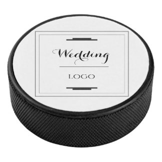 Elegant Persoonlijk Huwelijk  Maat Geschenk Modern Hockey Puck
