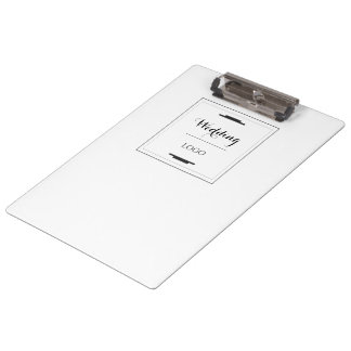 Elegant Persoonlijk Huwelijk  Maat Geschenk Modern Klembord