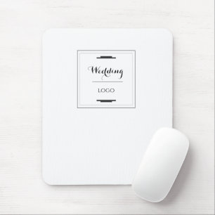 Elegant Persoonlijk Huwelijk Maat Geschenk Modern Muismat