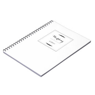 Elegant Persoonlijk Huwelijk Maat Geschenk Modern Notitieboek