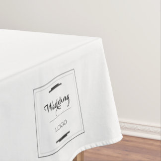 Elegant Persoonlijk Huwelijk  Maat Geschenk Modern Tafelkleed