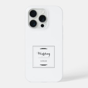 Elegant Persoonlijk Huwelijk  Maatgeschenk Modern  iPhone 15 Pro Hoesje