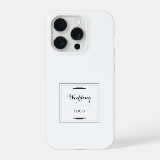 Elegant Persoonlijk Huwelijk  Maatgeschenk Modern  iPhone 15 Pro Hoesje