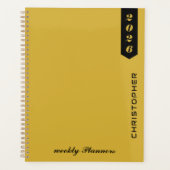 Elegant Persoonlijk Professioneel Schrift Planner (Voorkant)