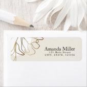 Elegant persoonlijk terugzendadres label (Insitu)