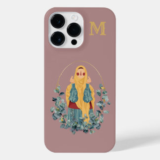 Elegant persoonlijke Muslimah iPhone Case 14 Pro Max Hoesje