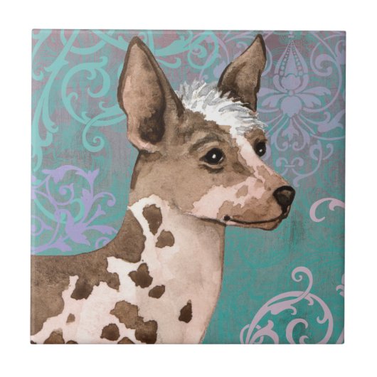 Elegant Peruvian Inca Orchid Tegeltje (Voorkant)