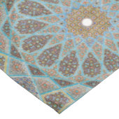 Elegant Perzisch Blauw Arabesk Oosters Patroon Tafelkleed (Gekanteld)