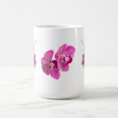 Élégant Phalaenopsis Violet Orchidées Mug (Centre)