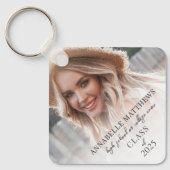Elegant Photo Afstuderen Sleutelhanger (Voorkant)