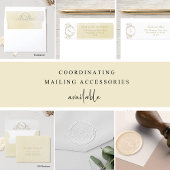 Elegant Photo Champagne Monogram Wedding Save The Date