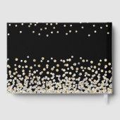 Elegant Photo Collage Gold Silver 25e Jubileum Gastenboek (Achterkant)