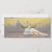 Elegant Photo Collage Wedding Hartelijk dank (Achterkant)