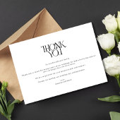 Elegant Photo Collage Wedding Hartelijk dank Bedankkaart