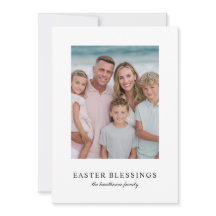 Elegant Photo Easter Blessings 