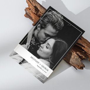 Elegant Photo Frame Wedding Invitation Card Kaart