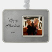 Elegant Photo Framed Ornament (Voorkant)