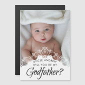 Elegant Photo Godfather-voorstel (Voorkant / Achterkant)