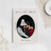 Elegant Photo Lijst Flat Save the Date Kaart