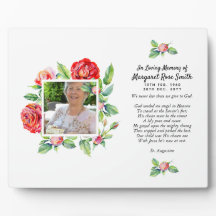 Elegant Photo Memorial Celebration of Life Rozen
