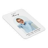 Elegant Photo Memorial Keepsake Funeral Magneet (Rechterzijde)