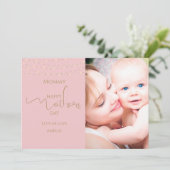 Elegant Photo Moederdag Kaart (Staand voorkant)
