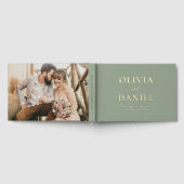 Élégant Photo Sage Vert Or Moderne Minimaliste (Complet)