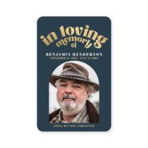 Elegant Photo Sympathie Funeral Prayer Cards