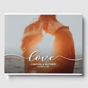 Elegant Photo Wedding Guest Book Gastenboek