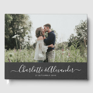 Elegant Photo Wedding Guest Book Gastenboek
