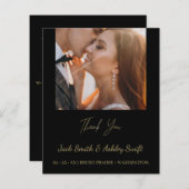 Elegant Photo Wedding Hartelijk dank (Voorkant / Achterkant)