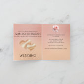 Elegant Photo Wedding Invitation Card – Modern (Binnen)