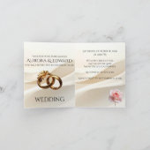 Elegant Photo Wedding Invitation Card – Modern (Binnen)