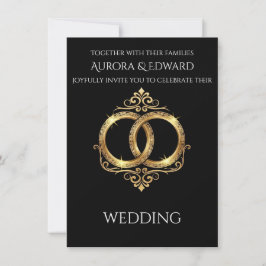 Elegant Photo Wedding Invitation Card – Modern Kaart