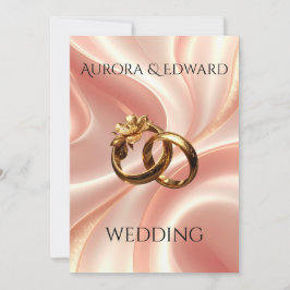 Elegant Photo Wedding Invitation Card – Modern Kaart