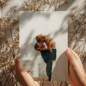 Elegant Photo Wedding Kaart