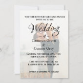 Elegant Photo Wedding Save The Date (Achterkant)