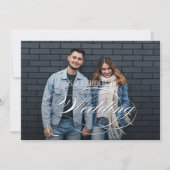 Elegant Photo Wedding Save The Date (Voorkant)