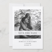 Elegant Photo Wedding Save the Date (Voorkant)