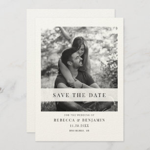 Elegant Photo Wedding Save the Date