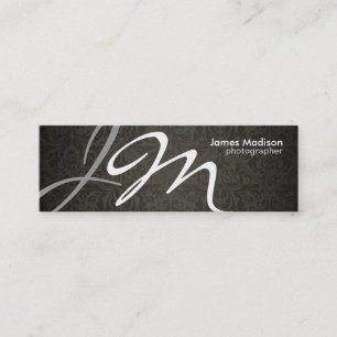 Elegant Photography Damask Visitekaartje