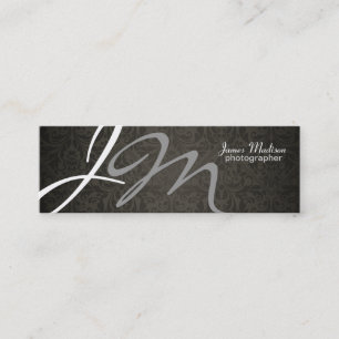 Elegant Photography Damask Visitekaartje