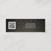 Elegant Photography Damask Visitekaartje (Achterkant)