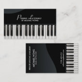 Elegant Piano Lessons Visitekaartje (Voorkant / Achterkant)