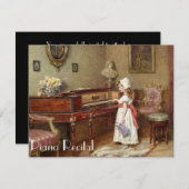 Elegant Piano Overweging Uitnodigingen (Voorkant / Achterkant)