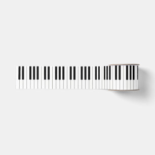 Elegant Piano-toetsenbord Musical Occasion Grosgrain Lint