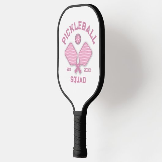 Elegant Pickleball Monogram Ontwerp Pickleball Paddle (Links)