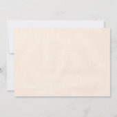 Élégant Pine Cônes Douche nuptiale Invitations (Dos)